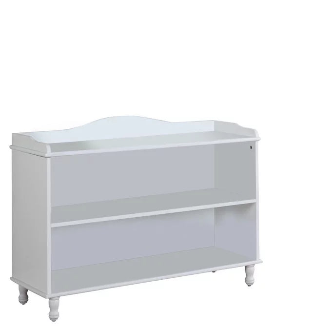White Wood 3 Tier Kids Bookcase Storage Cabinet R84682