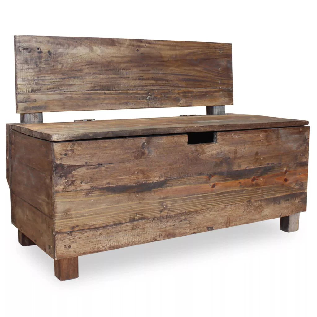 Solid Reclaimed Wood Bench X503413