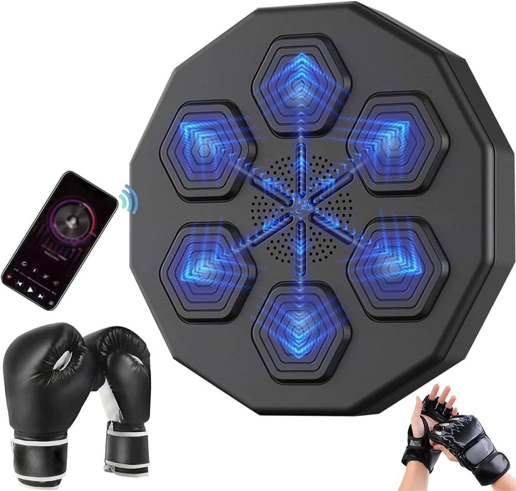 Wall Mounted Music Boxing Machine with 2 Pairs of Boxing Gloves B74349