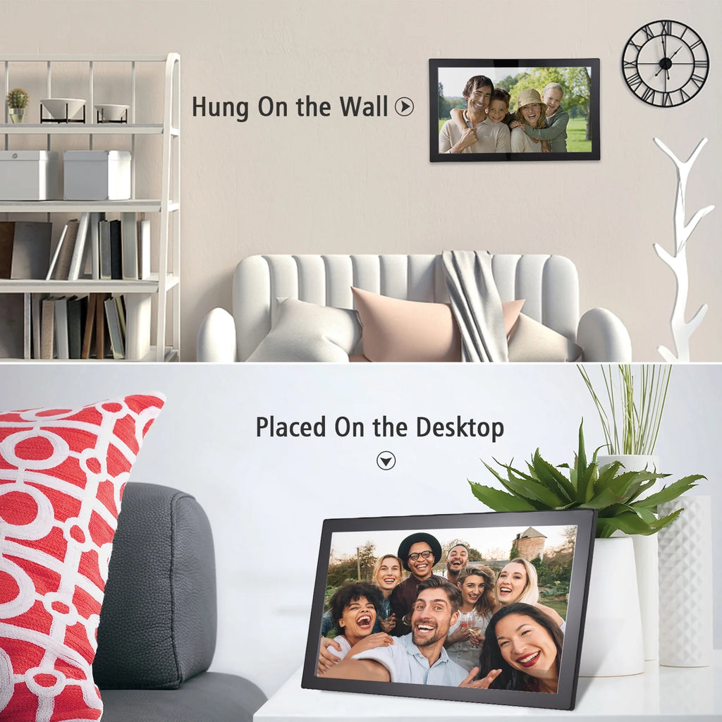 21.5-Inch IPS WiFi Digital Photo Frame with 16GB Storage N742