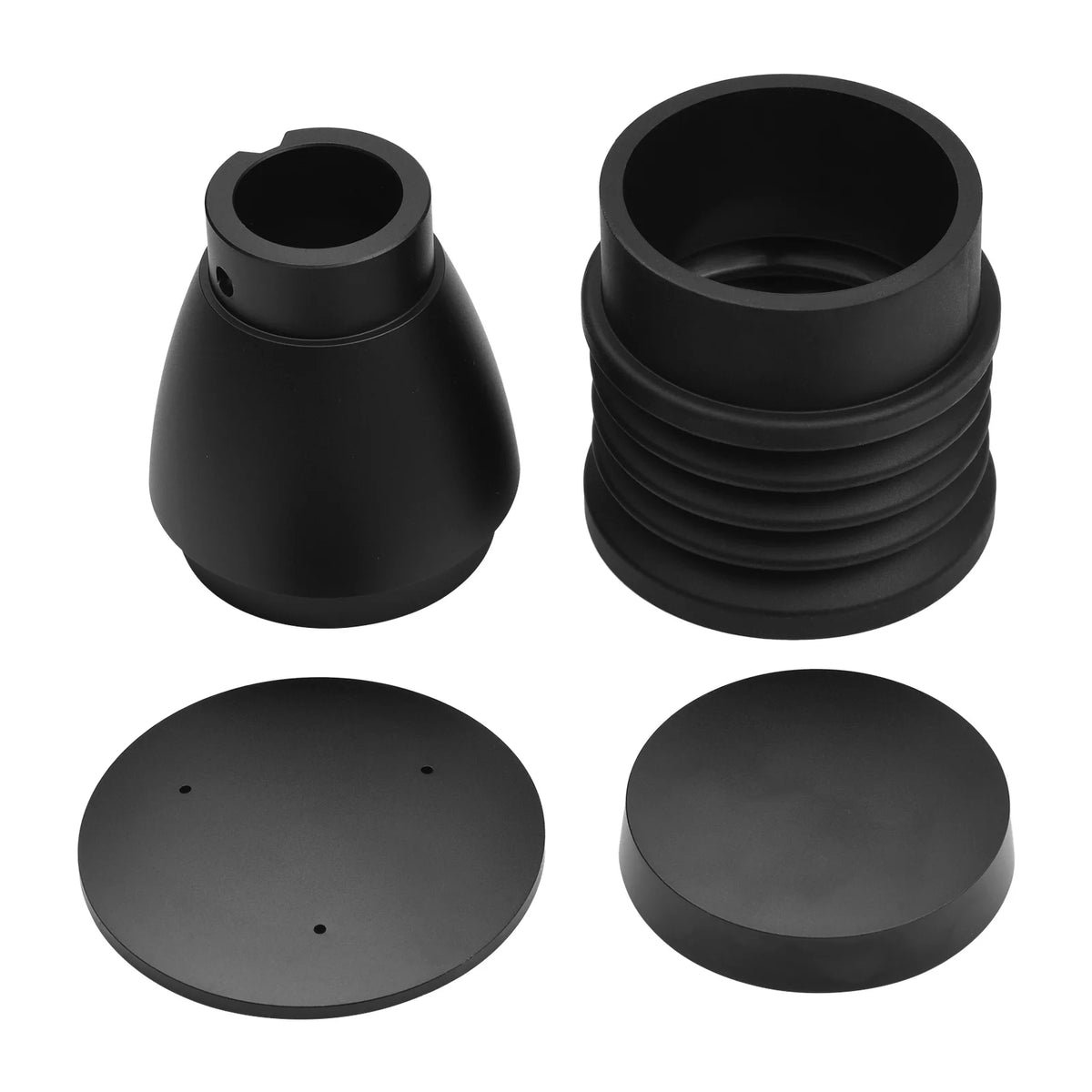Aluminum Alloy Single Dose Hopper with Silicone Bellow Coffee Grinder Accessories E870