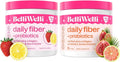 Strawberry Lemonade & Tropical Breeze Fiber Supplement with Collagen, Probiotics & Electrolytes O8091