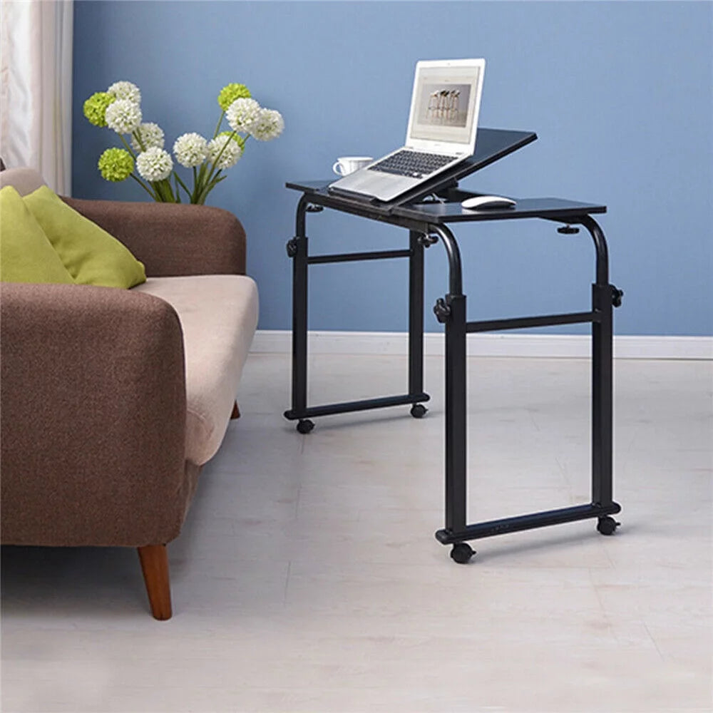 Stretchable Computer Desk with Wheels X279307