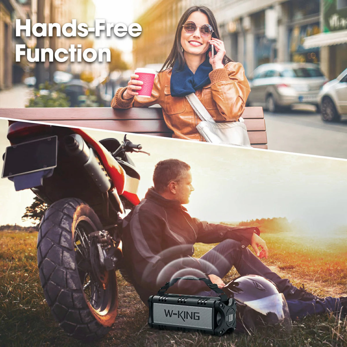50W IPX6 Waterproof Portable Wireless Bluetooth Speaker A850
