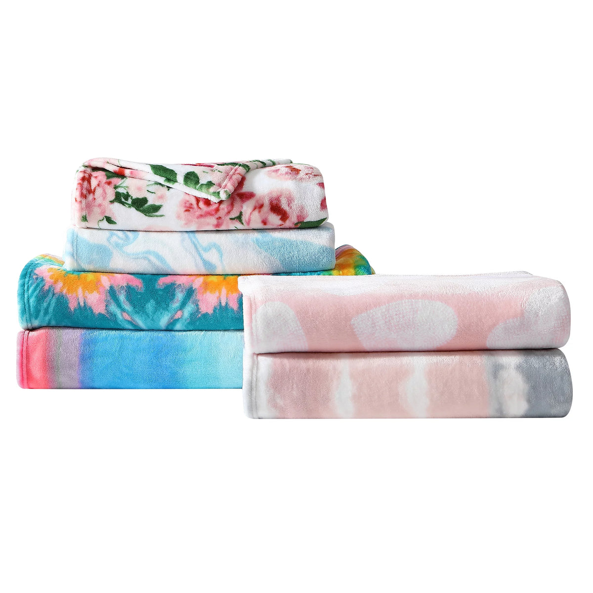 Blue Ultra Soft Plush Fleece Throw F851