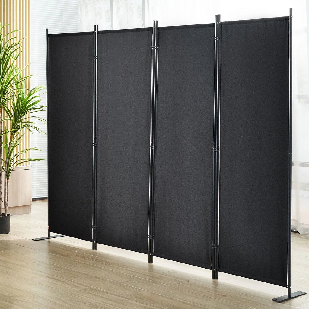 4-Panel Folding Fabric Room Divider T367756