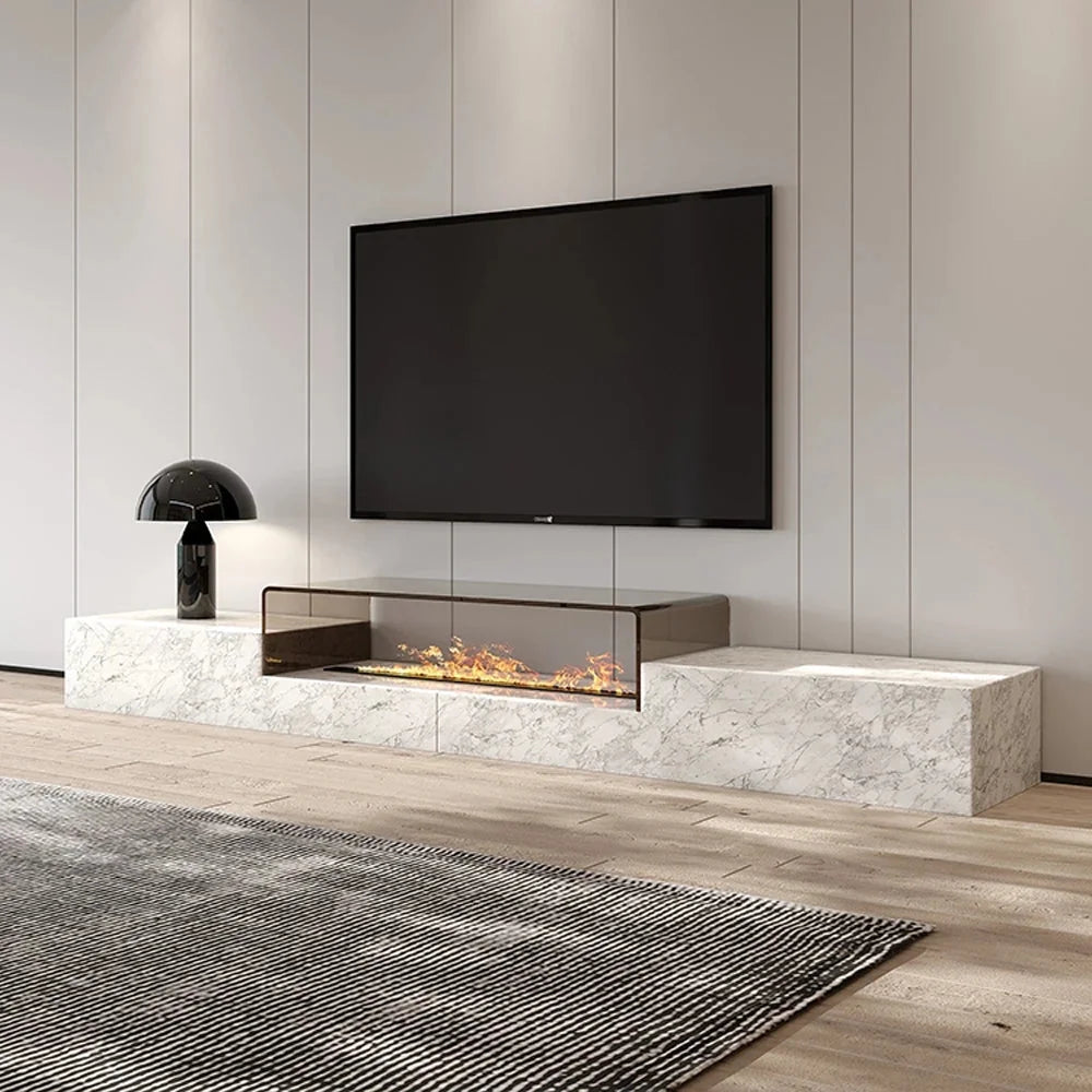 Marble Glass Top TV Stand L31280