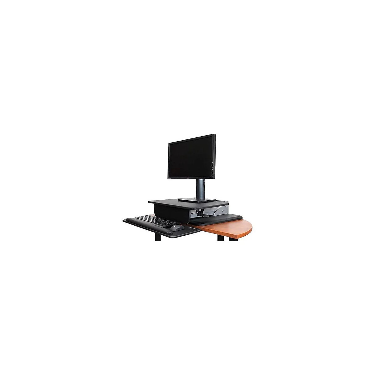 30 inch Sit-to-Stand Workstation Black/Silver N9381