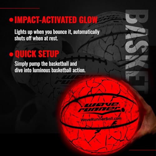 Light Up Glow In The Dark Basketball V4951