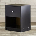 Black Nightstand End Table T381276