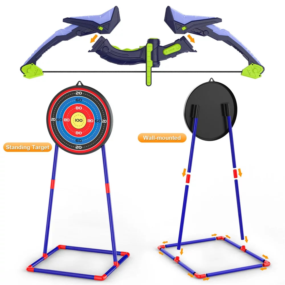 Bow and Arrow Kids Archery Set with 14 Suction Cups Arrows and Target P165