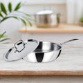 Stainless Steel Frying Pan with Lid L78634