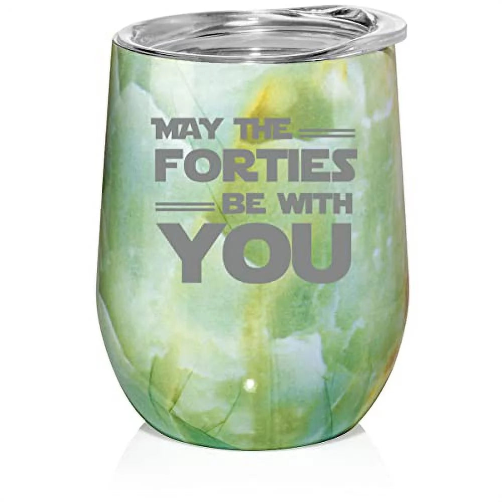 12 oz Double Wall Vacuum Insulated Stainless Steel Stemless Wine Tumbler With Lid H65623