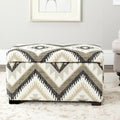 Rustic Solid Upholstered Storage Bench Z665755