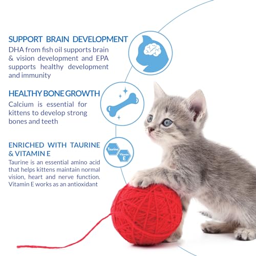 Grain-Free Creamy Lickable Cat Treats with DHA, EPA, Vitamin E & Taurine, 0.5 oz, 24 Tubes E235407