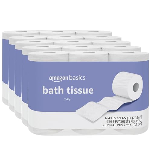 2-Ply Unscented Toilet Paper, 30 Rolls Z903