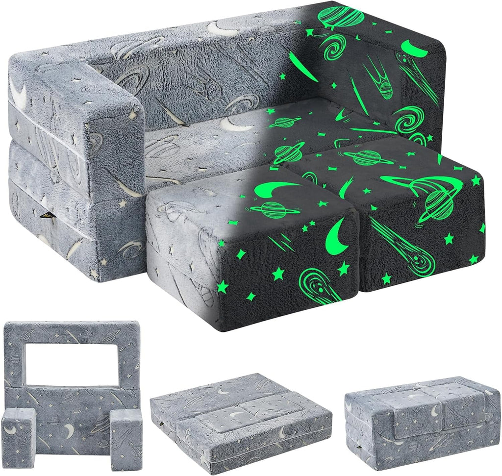 Glow in The Dark 3 in 1 Kids Sofa V174