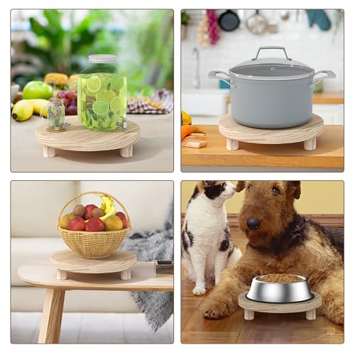 3 Pcs Wood Plant Stand Indoor Outdoor N69997