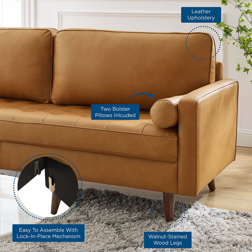 Tan Leather Sofa R986105