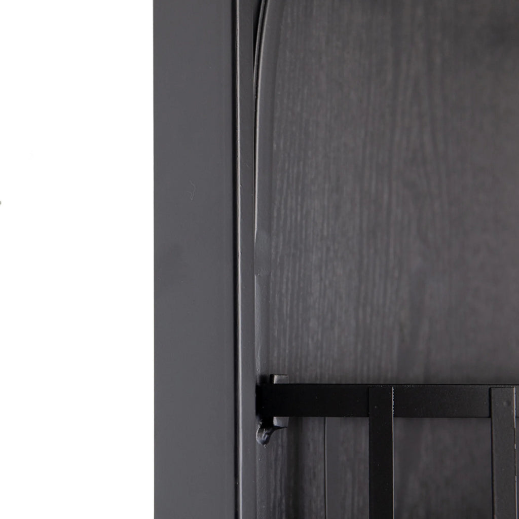 Black Rectangular Full Length Stand Mirror E897