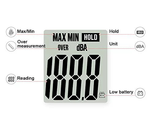 Digital Sound Level Meter 30-130dB Q813