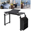 Mobile Laptop Rolling Desk Cart Adjustable Height H961