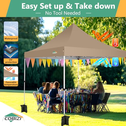 10x30 Pop Up Canopy Tent with 8 Removable Sidewalls, White Q1624
