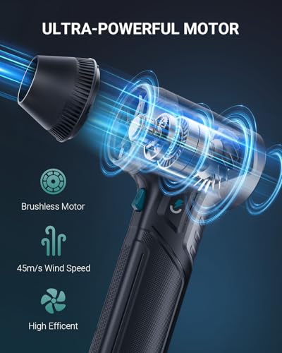 Cordless Electric Air Duster 28.22OZ 3-Gear Adjustable C77562