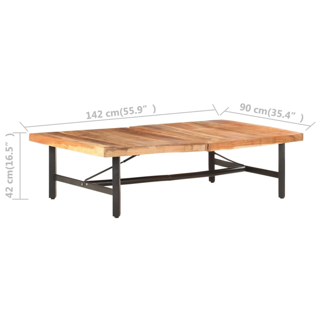 Solid Acacia Wood Coffee Table X4140