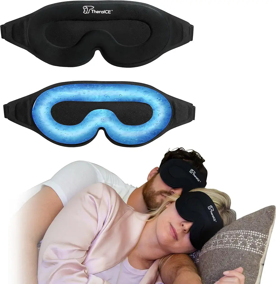 Cooling Gel Blackout Sleep Eye Mask H3794