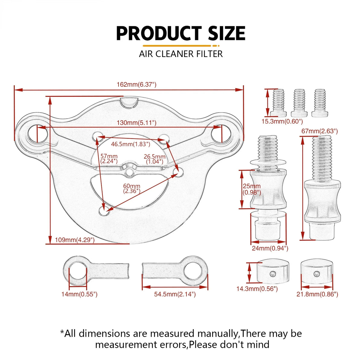 Air Filter Cleaner System Intake Kit M353