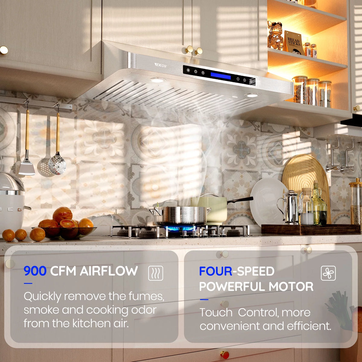36 inch 900 CFM Under Cabinet Range Hoods with Stainless Steel Filters A271038