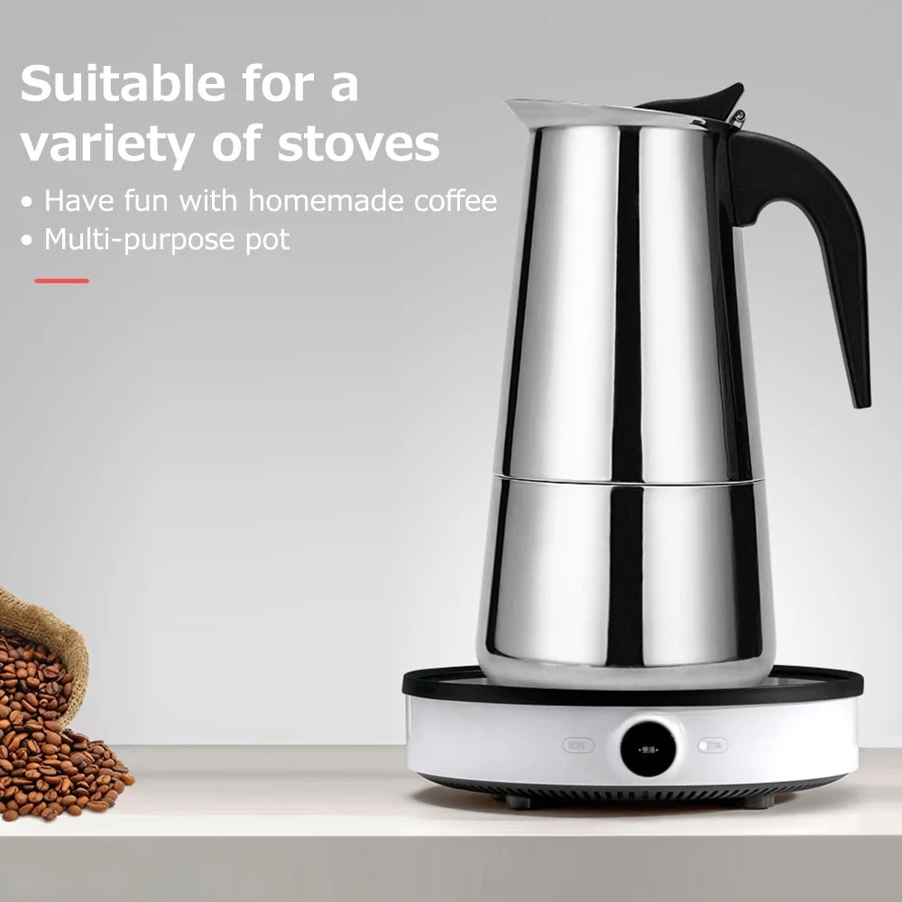Portable Electric Stainless Steel Coffee Maker E388