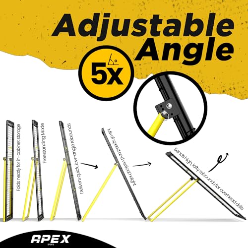 Adjustable Volleyball Rebounder Net 7x4 ft with Travel Bag R967
