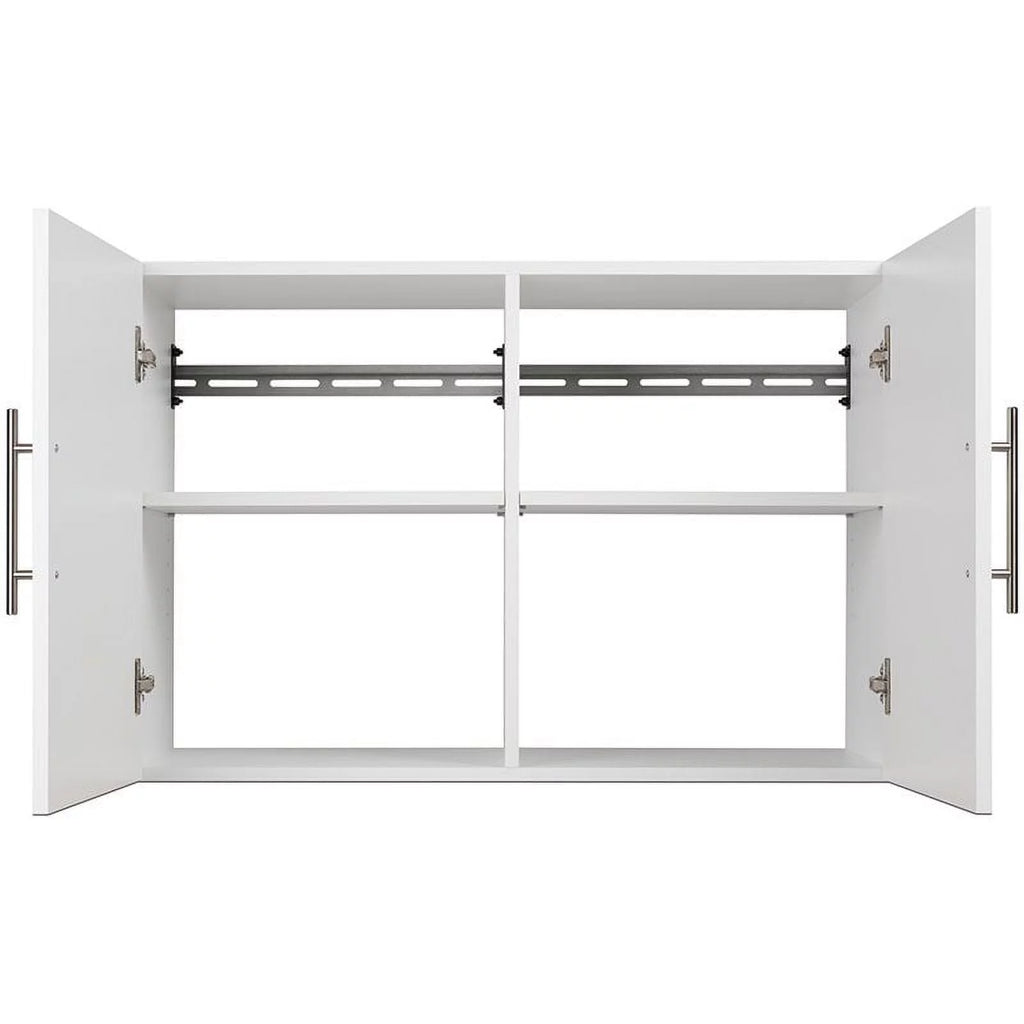 2 Piece 36" Height Wall Mounted Garage Cabinet Set in White P867