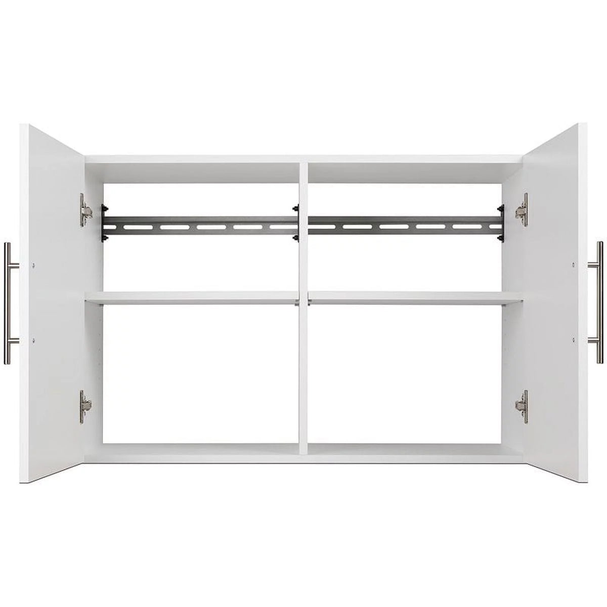 2 Piece 36" Height Wall Mounted Garage Cabinet Set in White P867