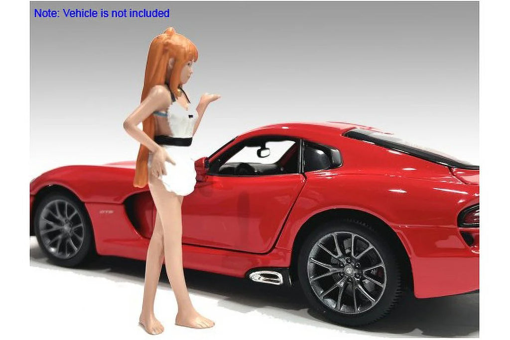 White 1/18 Scale Figurine A49262