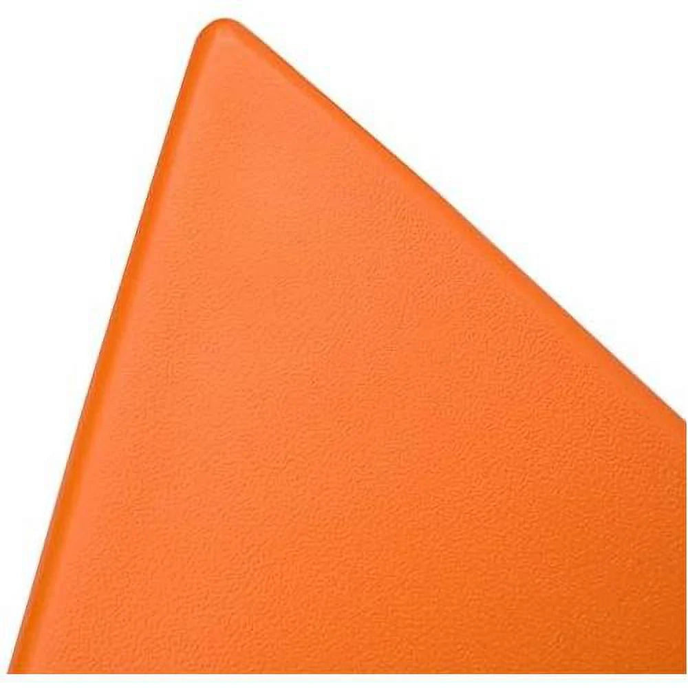 Orange Plastic Triangle End Table Set Of 2 P64828