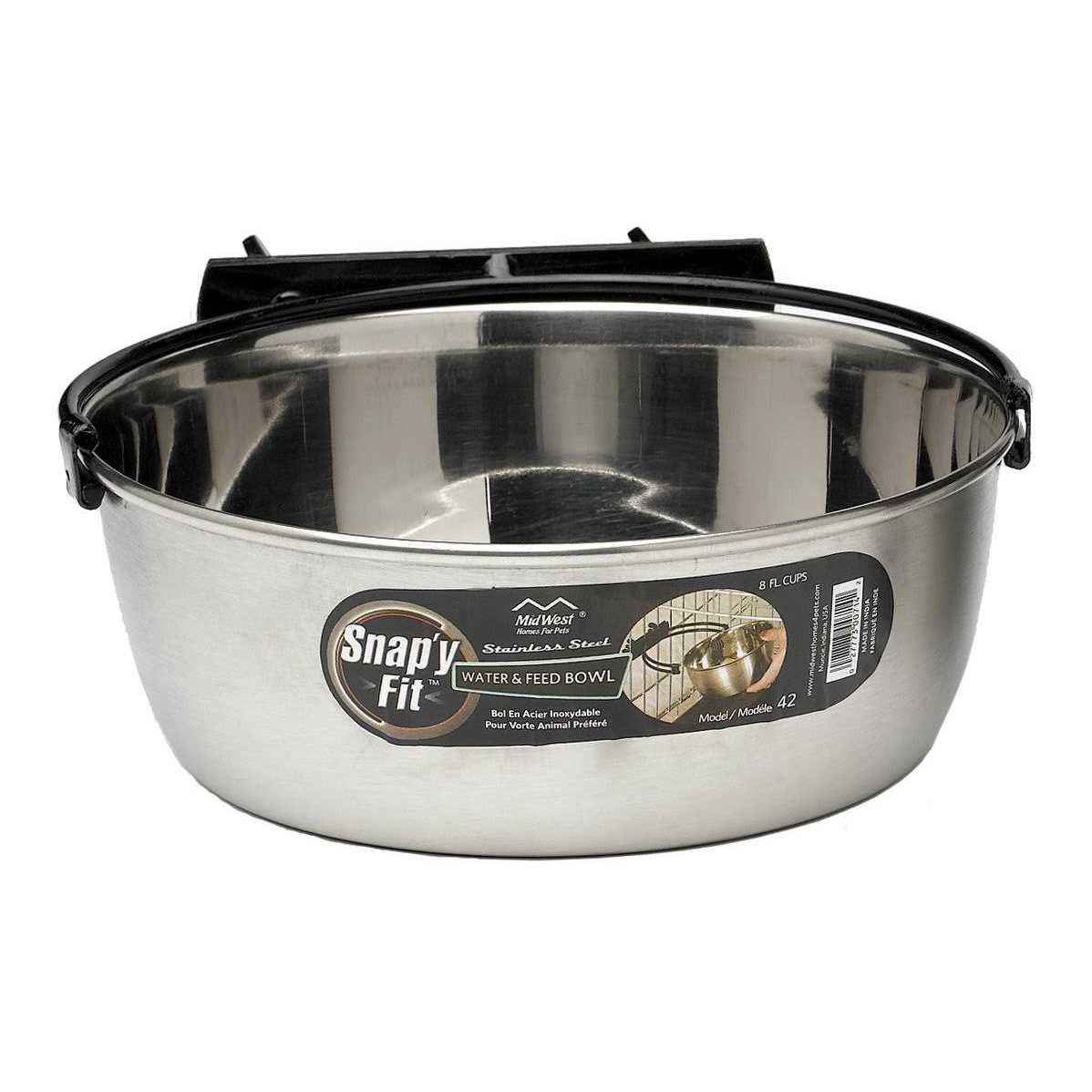 Stainless Steel Water & Feed Bowl E3633