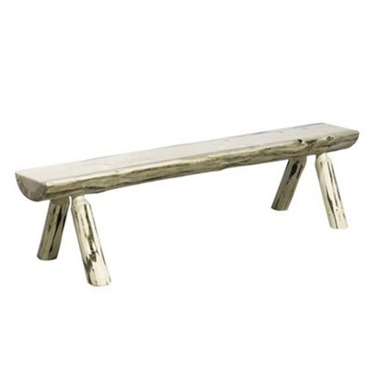 4' Half Log Outdoor Bench C93413