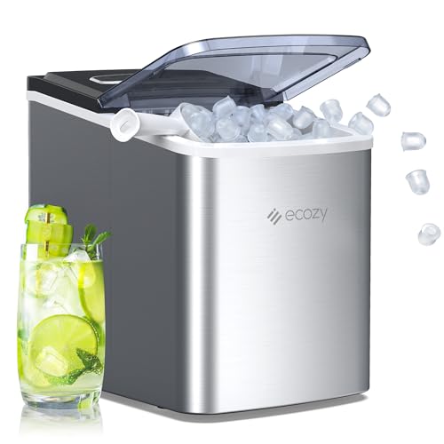 Nugget Ice Maker Countertop 33 lbs Self-Cleaning Stainless Steel S4215