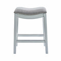 26" Farmhouse Wood Counter Height Stool L8375