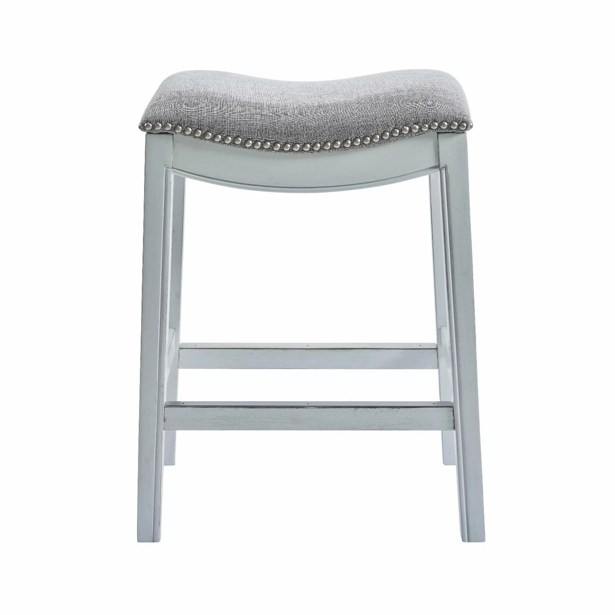 26" Farmhouse Wood Counter Height Stool L8375