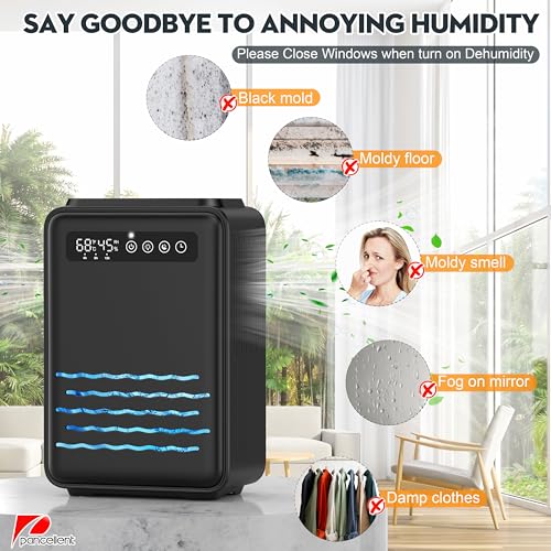 95 OZ 800 sq.ft Small Dehumidifier with Remote Control P3712