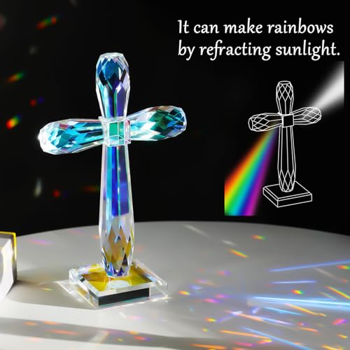 Crystal Standing Cross Decor B545200