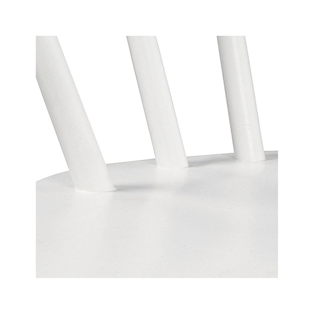 White Spindle Back Dining Chair Set of 2 X4929