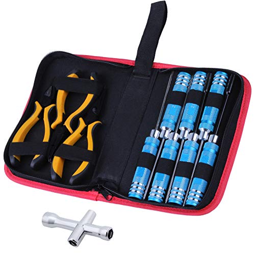 11 in 1 RC Tools Kit Hex Driver Screwdriver Pliers Wrench K678669