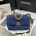 Denim Flap Bag N2564