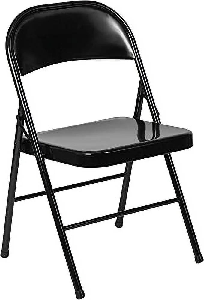 Black Metal Folding Chair F97498
