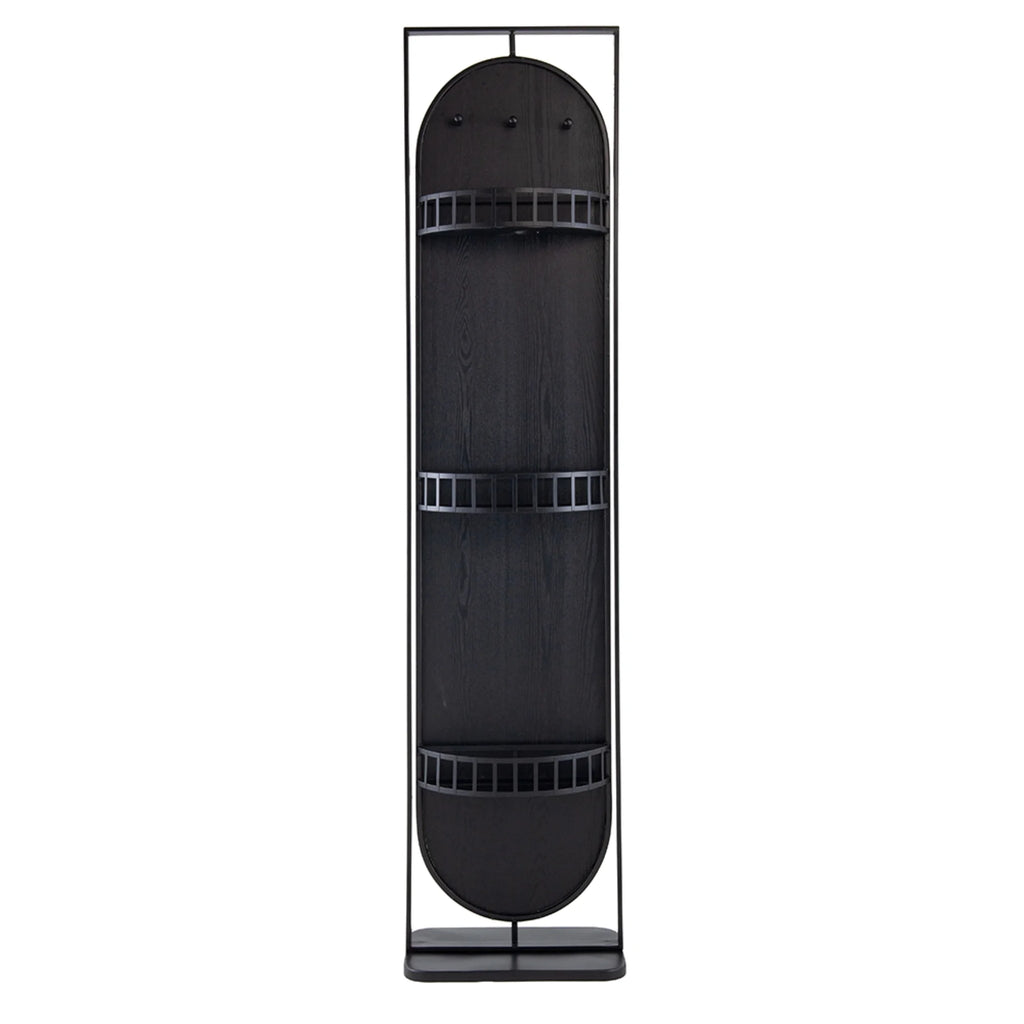 Black Rectangular Full Length Stand Mirror E897